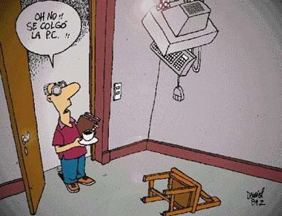 Se me ha colgado el ordenador Se me ha colgado el ordenador