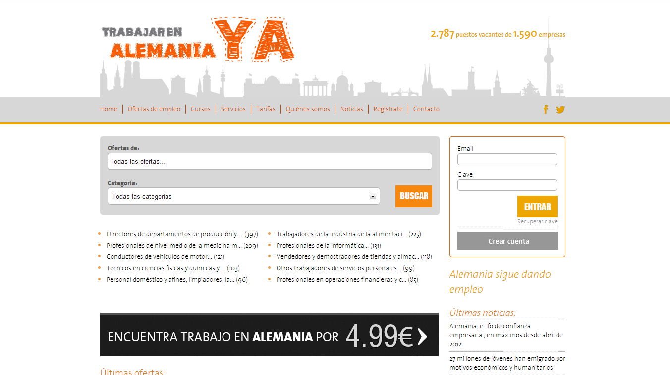 Trabajar en Alemania YA