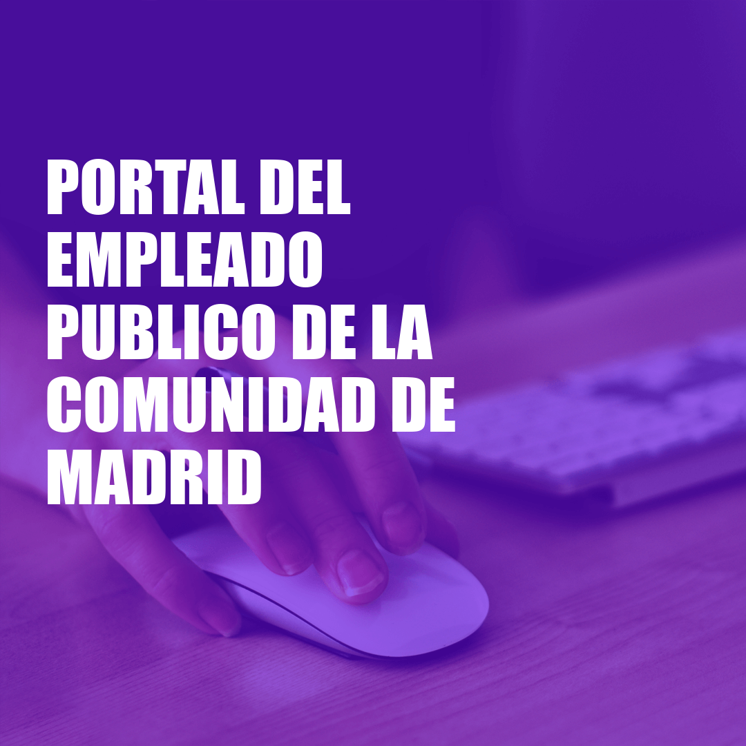 Portal del Empleado Publico de la Comunidad de Madrid Portal del Empleado Publico de la Comunidad de Madrid