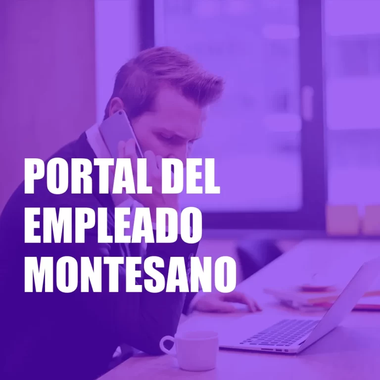 Portal del Empleado Montesano