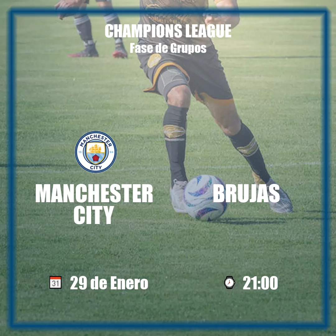 Manchester City vs Brujas